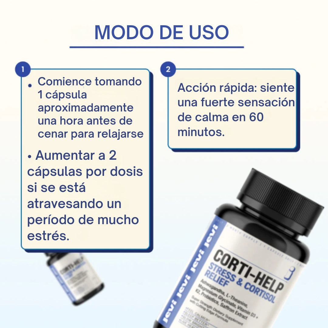 CORTI-HELP ALIVIO DEL ESTRÉS Y EL CORTISOL